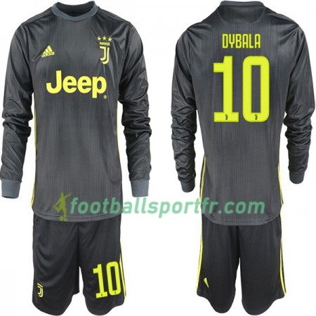 Tenue Juventus Paulo Dybala 10 Enfant Troisième 2018-2019 Maillot de Foot ML